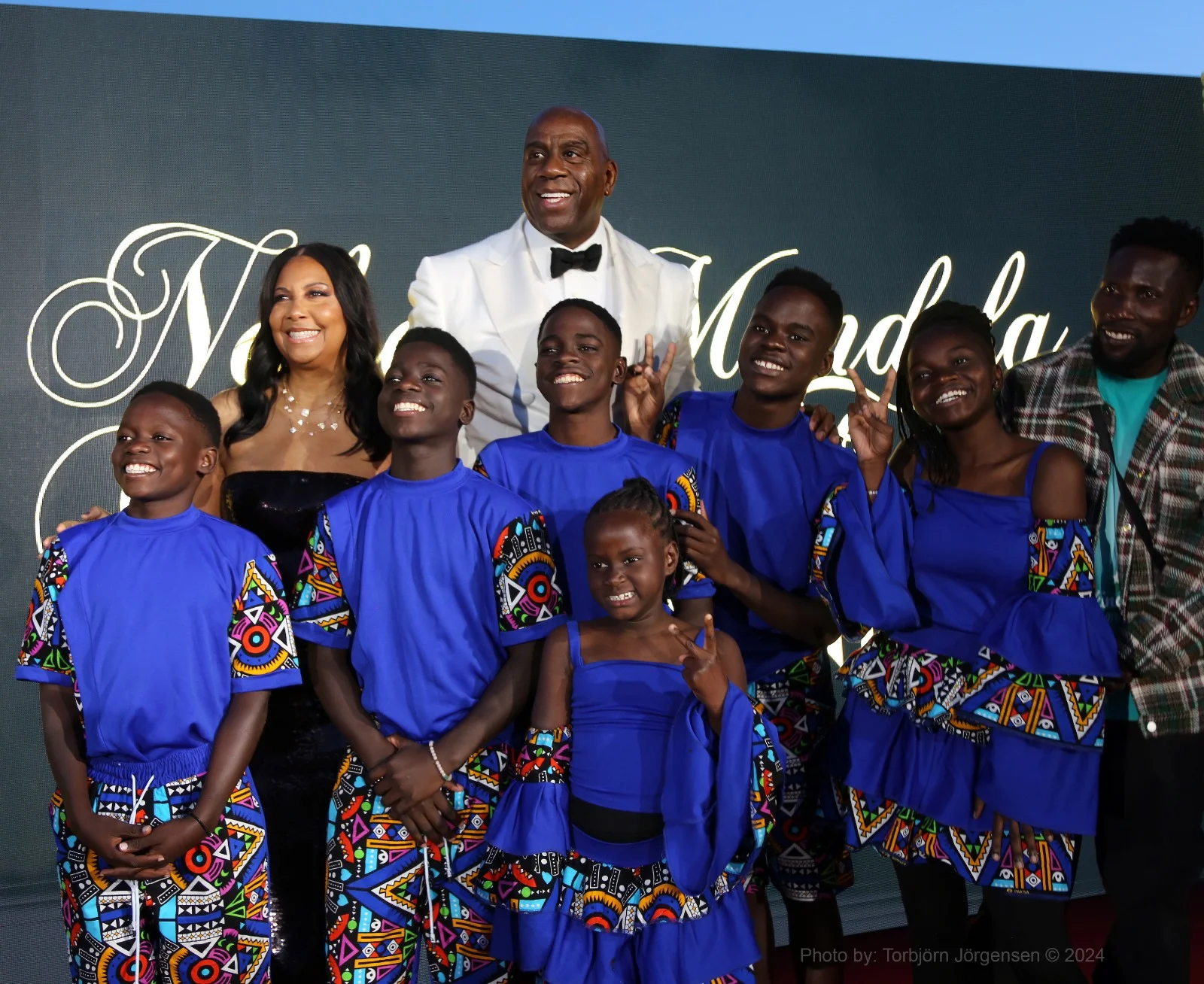Magic Johnson with Ghetto Kids